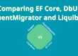 Comparing EF Core, DbUp, FluentMigrator and Liquibase