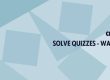 Solve Quizzes - Walk The City